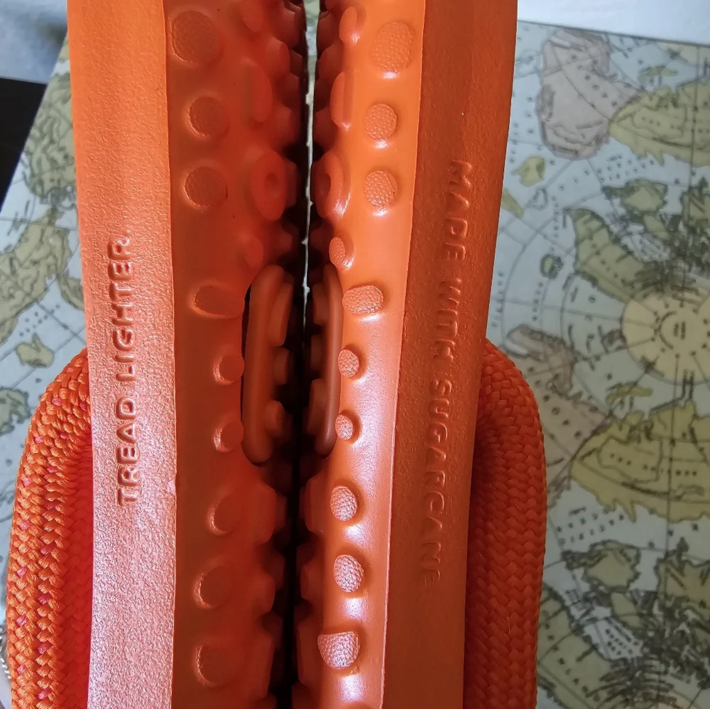 Allbirds orange 🍊 flip flops size‎ 9-9.5